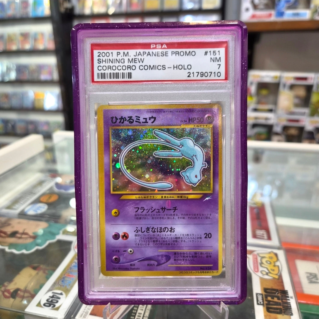 Pokemon TCG - 2001 Shining Mew Corocoro Comics [PSA 7]