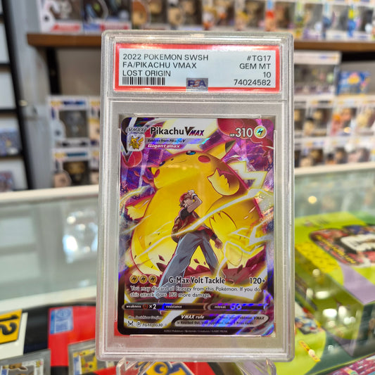 Pokemon TCG - FA Pikachu VMAX Lost Origin [PSA 10]