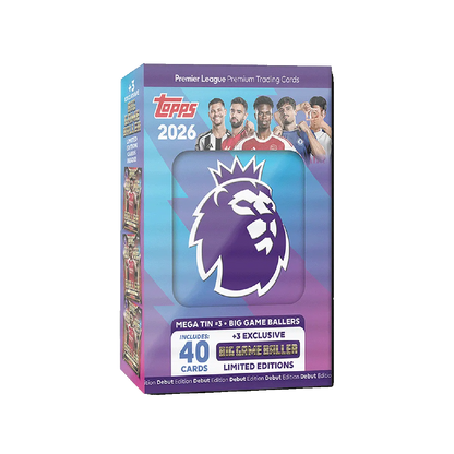 Topps Premier League 2026 - Debut Edition - Mega Tin [1 Random Tin]